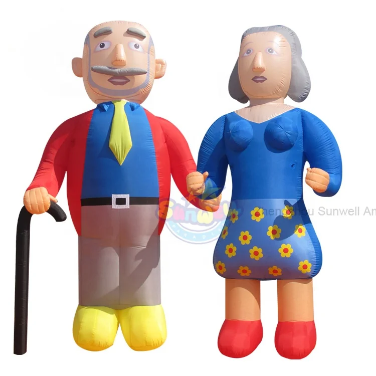 Advertising Inflatable Old Couple Characters Inflatable Grandma Old Woman  Cartoon - Buy Inflatable Old Couple Characters,Inflatable Old Woman Cartoon,Inflatable  Grandma Product on 