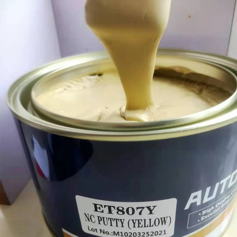 Yellow Putty Lightweight Car Body Filler Paint Refinish Auto Paint Body
