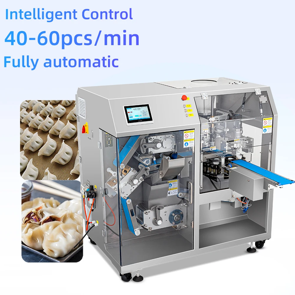 Full Automatic Dumpling Making Machine Half Moon Shaped Momo Dumpling Gyoza Machine Electric Pierogi Dumpling Machine