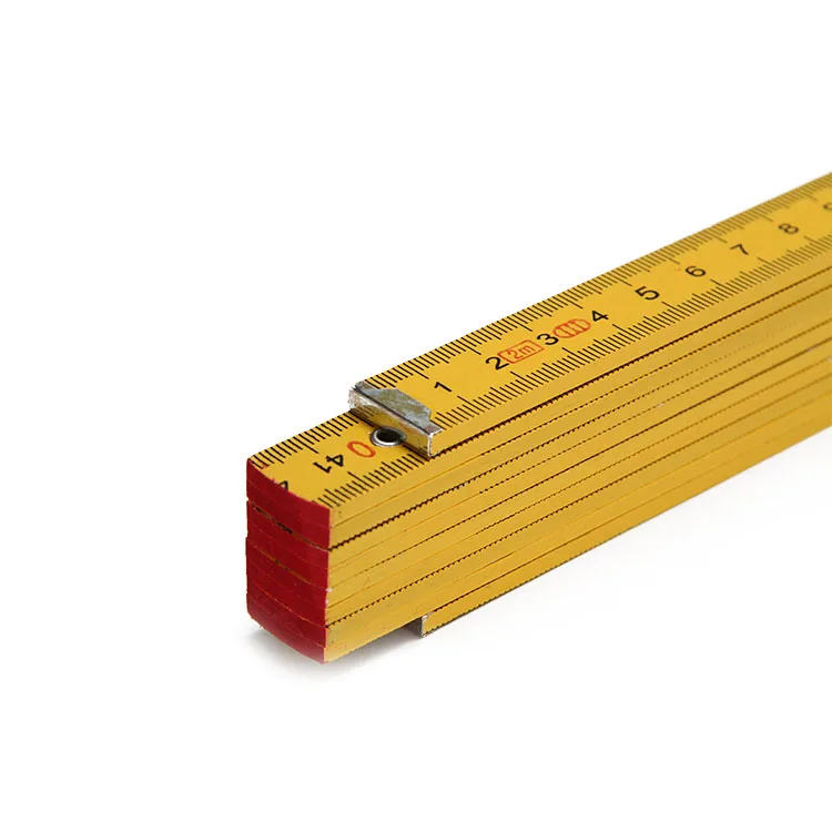 Индивидуальная складная линейка 1 метр/5 раз деревянная легко читаемая четкий измерительный инструмент
