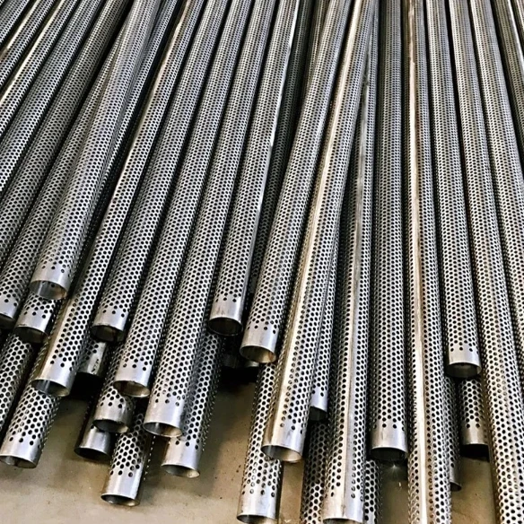 Stainless steel 316/316L perforated tube, 6–200mm wide