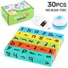 Red  Alphabet Rubik's Cube  30pcs