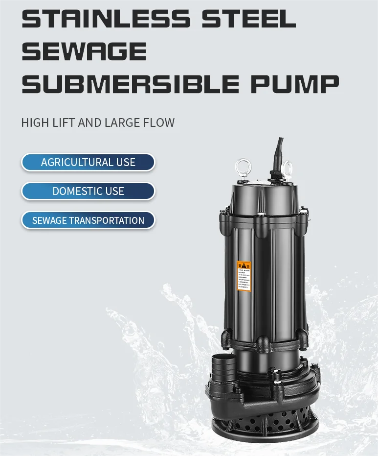 High Quality 220v Septic Tank Vertical Sump Clean Dirty Sewage Waste ...