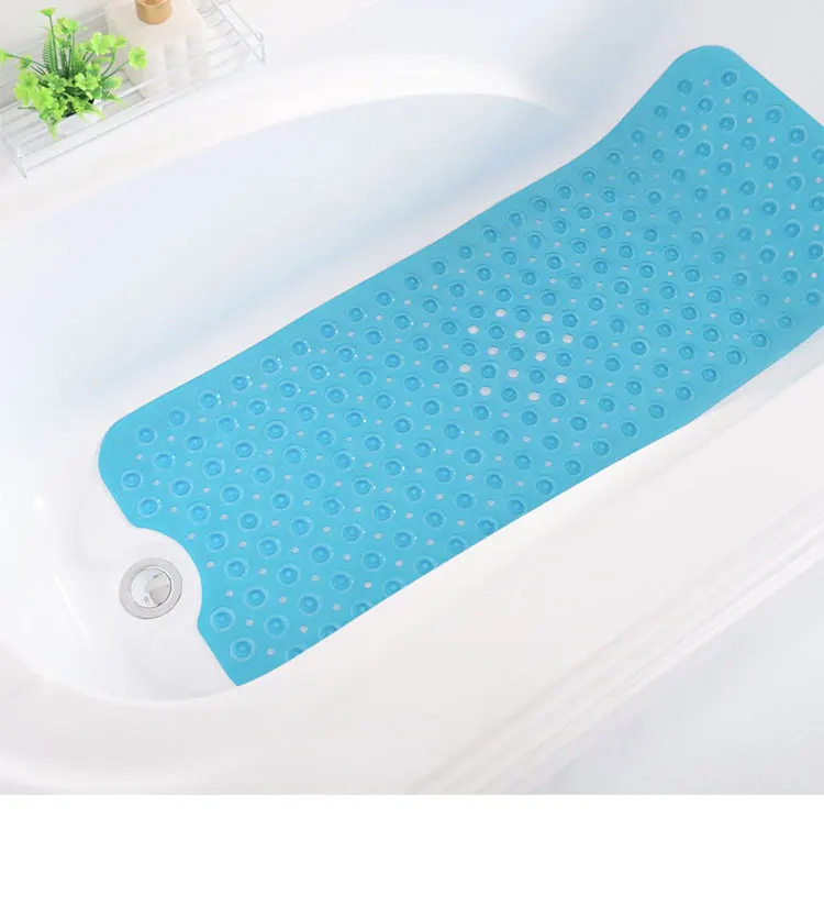 Bathtub Bath Shower Mat Non Slip Bathtub Mat Bath Tub Mats with Suction Cups Drain Holes for Bathroom manufacture