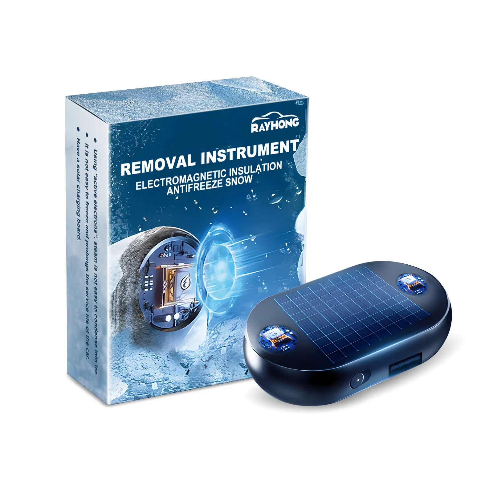Инструмент для защиты от замерзания окон автомобиля с солнечной/USB антифризом инструмент удаления снега активные электроны зимнее устройство обледенения