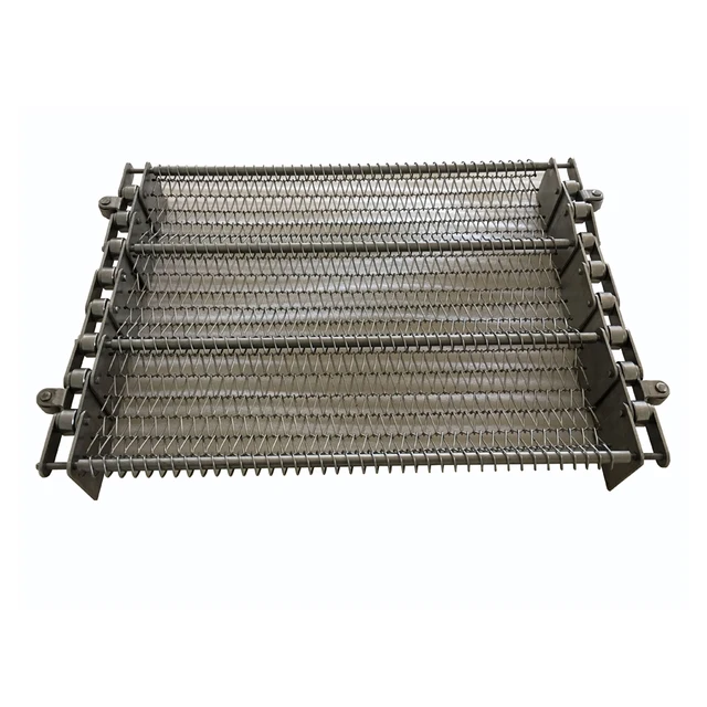Factory Supply Customized Video Guidance SS304 Electrical Accurate Mineral Water Beverage Bottle Canmesh Belt for Chain Conveyor 3