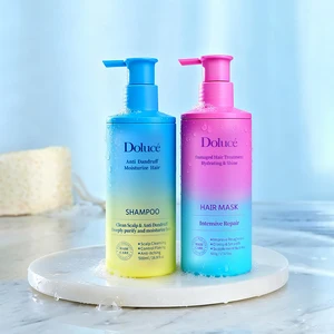 Scalp Shampoo Hair Mask Set Cleanses for Soothes Scalp Leaving Hair Free From Visible Flakes and Moisturizing Hair