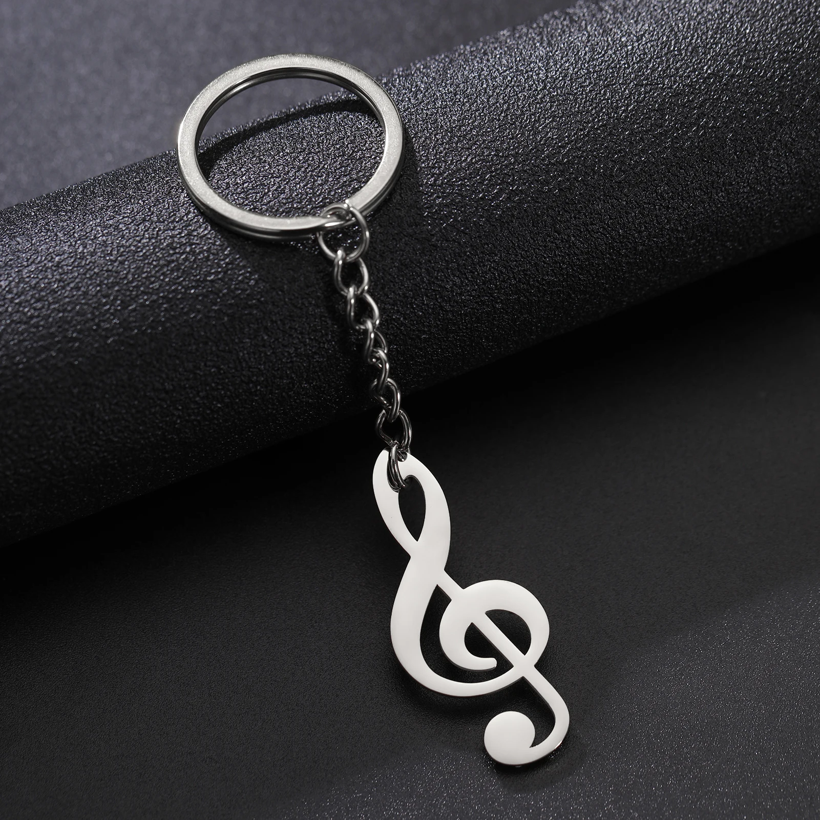 Musical Note Keychain Treble Clef Musician Car Key Chain for Women Men ...