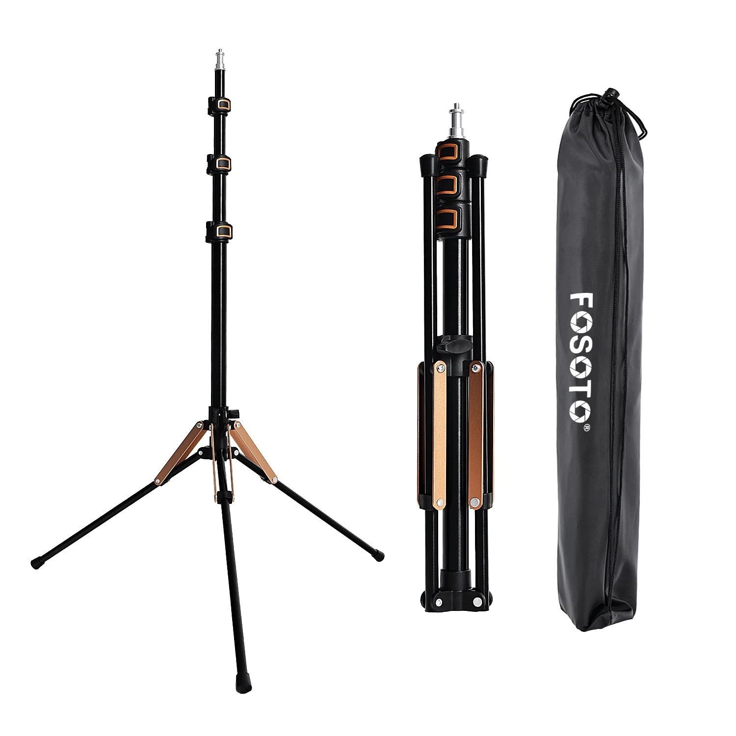 Fosoto FT-195 Led Light Tripod Stand With 1/4 Screw Carry Bag For Photo Studio Photographic Lighting Flash Umbrellas Reflector - 44