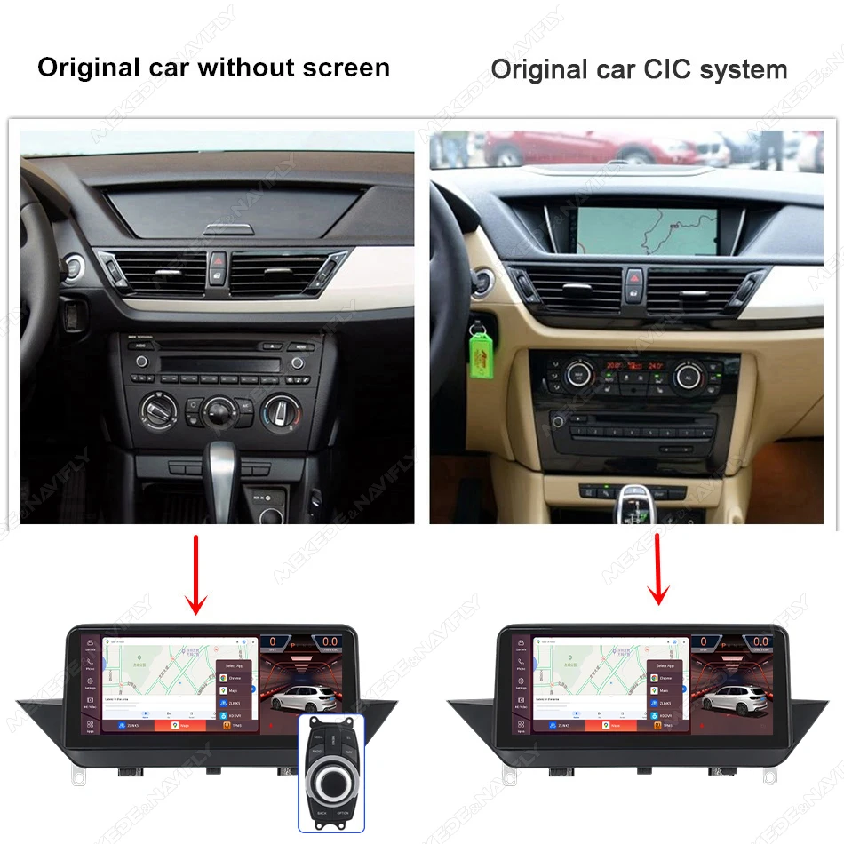 ID8 680 Android 13 Screen BT 5.0 Car-play Player Stereo Audio for BMW X1 E84 2009-2015 WIFI Car GPS Android Car Radio