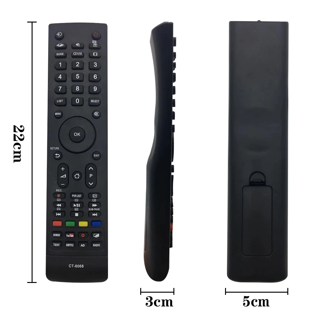 Rm-l1278 telecomando universale per TV LED Toshiba CT8040 CT8041 CT8035  CT8046 48 l5445 32 w3443 - AliExpress