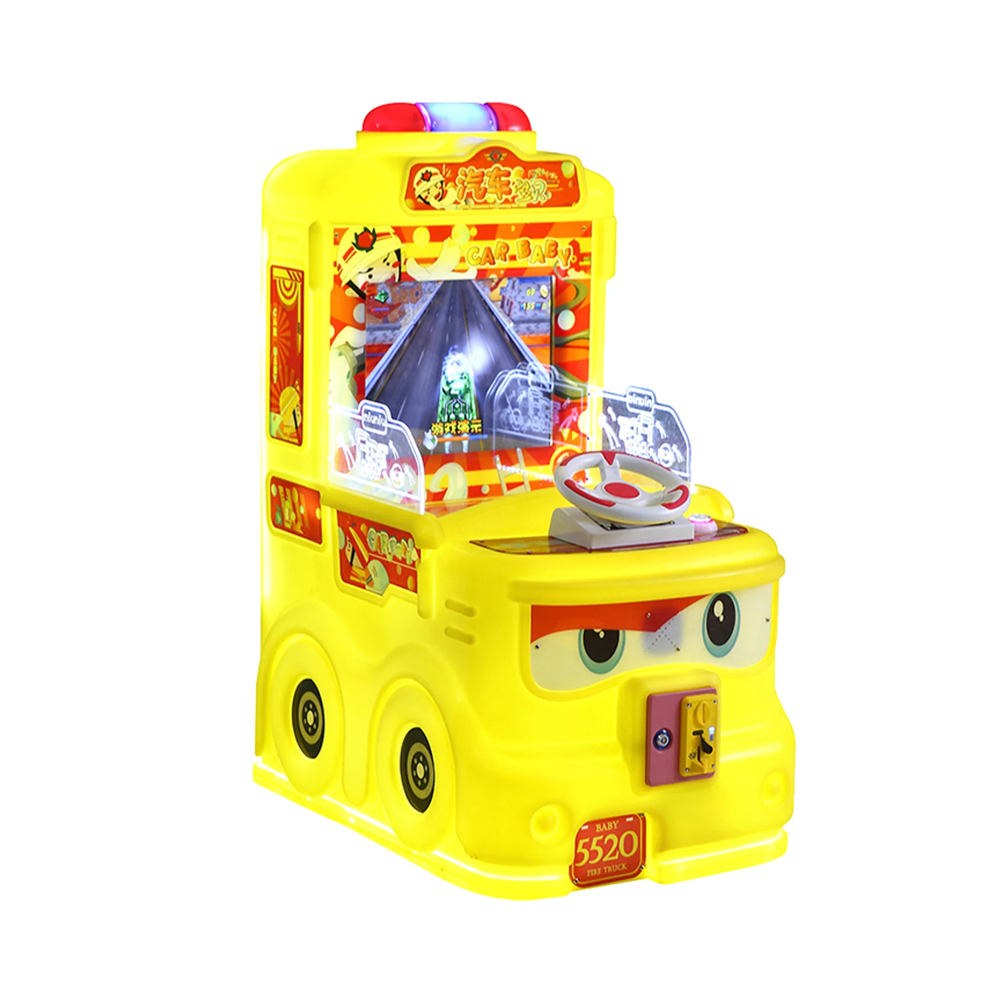 Factory Wholesale Coin Operated Punching Arcade Game Machine Amusement Rides Car Baby Game Machine 1-Year Metal for Game Center