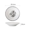Black 8-inch Soup Plate