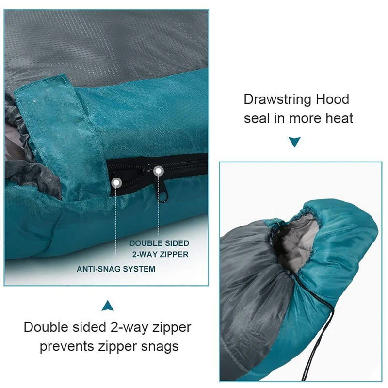 Outdoor Mummy Sleeping Bags Unique Comfortable Camping Hiking With ...