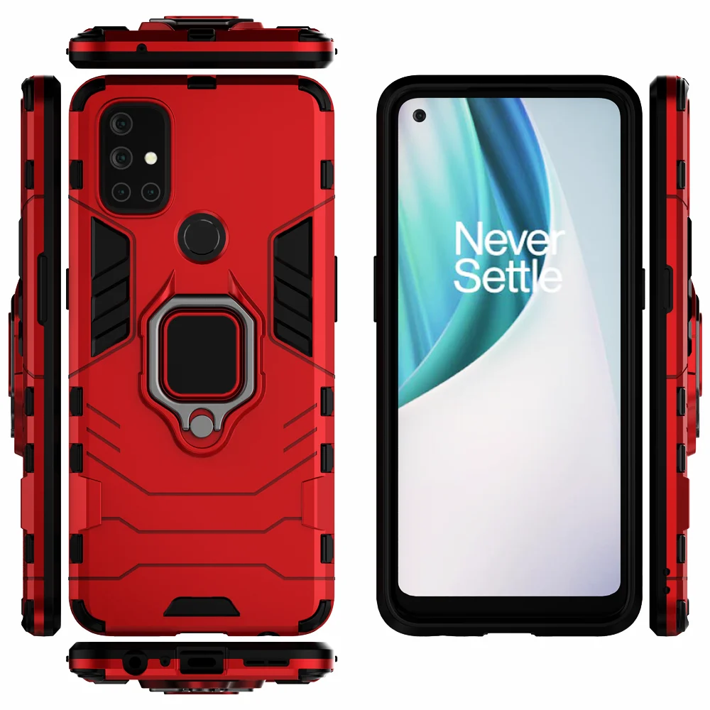 Shockproof Ring Stand Bumper for Oneplus Nord N10 5G
