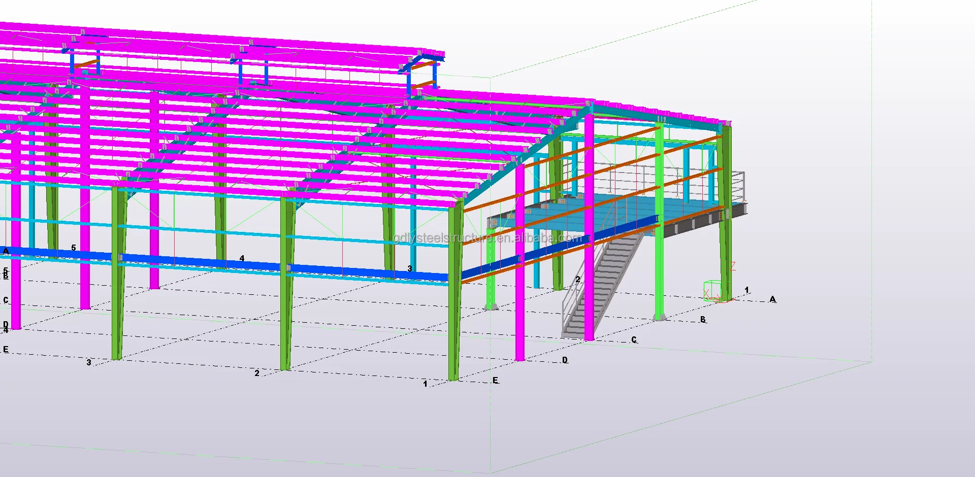 Storage Building Assembly Metal Building Frame System Pre-Engineered Steel Structure Fast ...