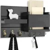 Mail rack (3 styles) - Black 42*21*9