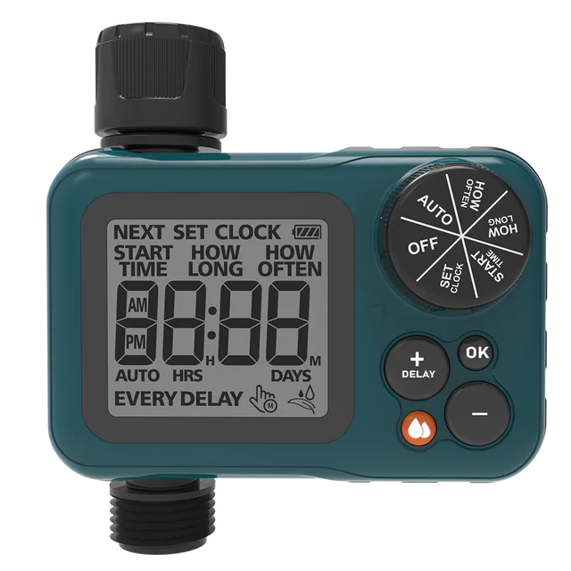 Digital Programmable Single Dial Hose Faucet Water Timer Outdoor Garden Automatic Water Sprinkler Timer Made of Durable Plastic
