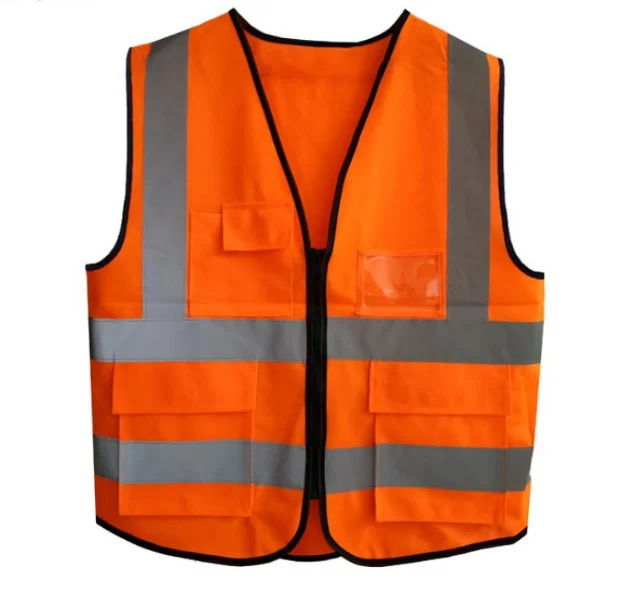 Wholesale Custom Logo High Visibility Reflective Clothes Construction Safety Vest