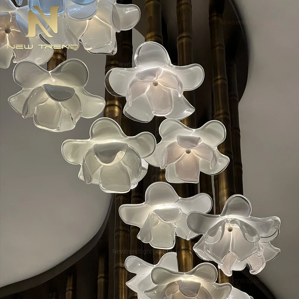 CPL-514 โคมระย้า LED เชิงประติมากรรมแบบทำขึ้นเฉพาะ – การติดตั้งงานศิลปะขนาดใหญ่พิเศษที่ปรับแต่งได้สำหรับล็อบบี้โรงแรมและห้องโถงใหญ่