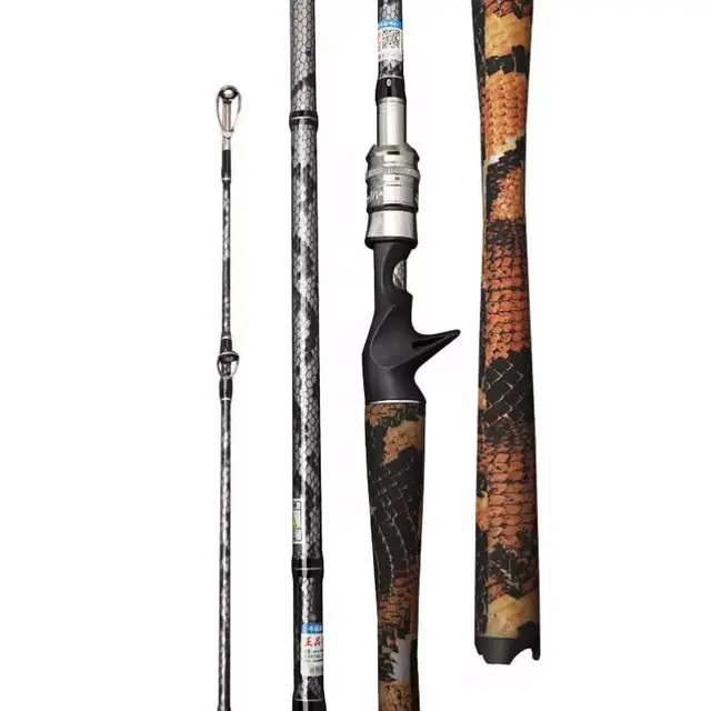 2.1m 2.28m 2.4m high quality reel set and super light super hard 2 section surf rod Carbon fiber fishing rod