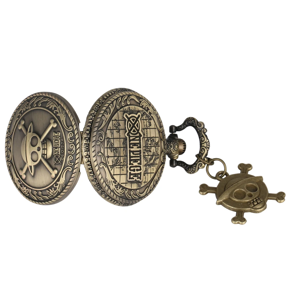 Orologio da tasca al quarzo a tema luna e stelle in bronzo vintage con ciondolo e link, b