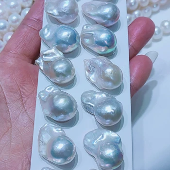 Wholesale High Quality Baroque Natural White Pearl Loose Beads for Handmade Jewelry Making joyas de perlas