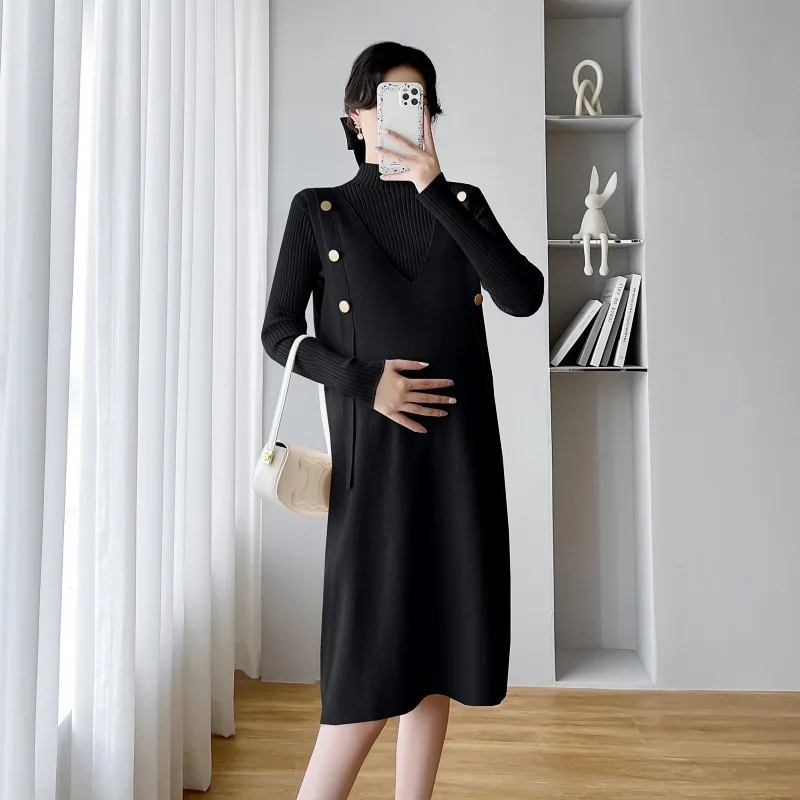 plus size formal maternity dresses pretty KALANI|Plus Size Long Lace Sleeve Maternity Formal Dresses main image 1