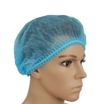 Labs Industry Food Industry Disposable Bouffant nets clips non-woven shower cap non woven caps non woven head cap