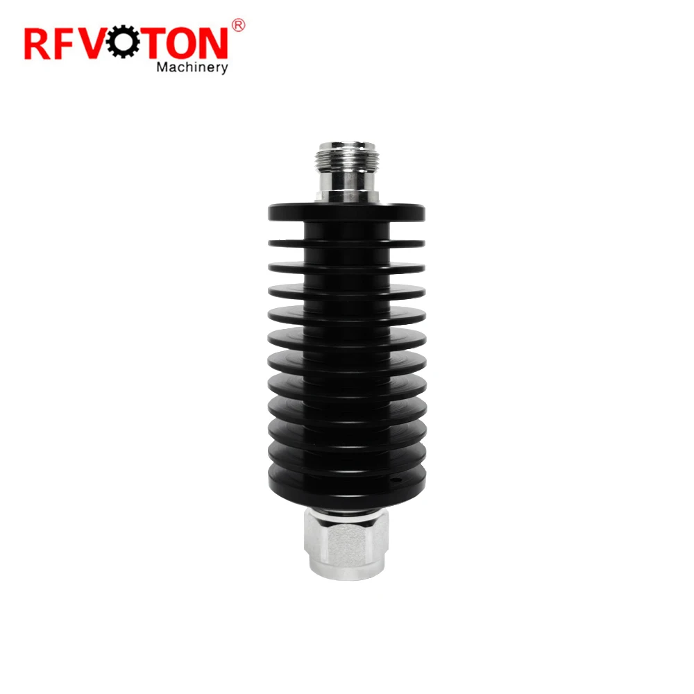 RFVOTON 50 Ohm N-type Male Plug to N Female Jack 50W 40dB Attenuator