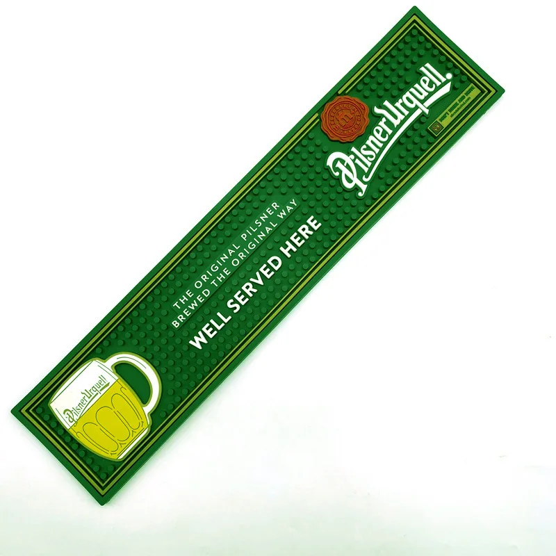 Factory Wholesale Custom Personalized Rubber Bar Mat Beer Drinking Bar