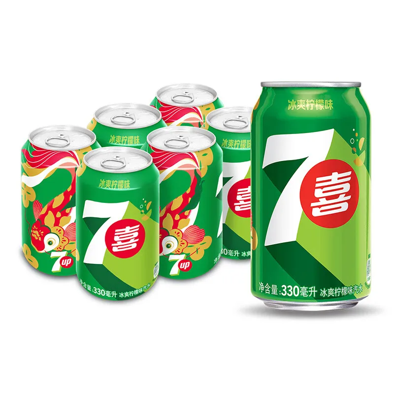 Wholesale Soft Drink Cans 330ml Various Fruity Carbonated Drinks Pepsis Sprite Fanta Cocacola