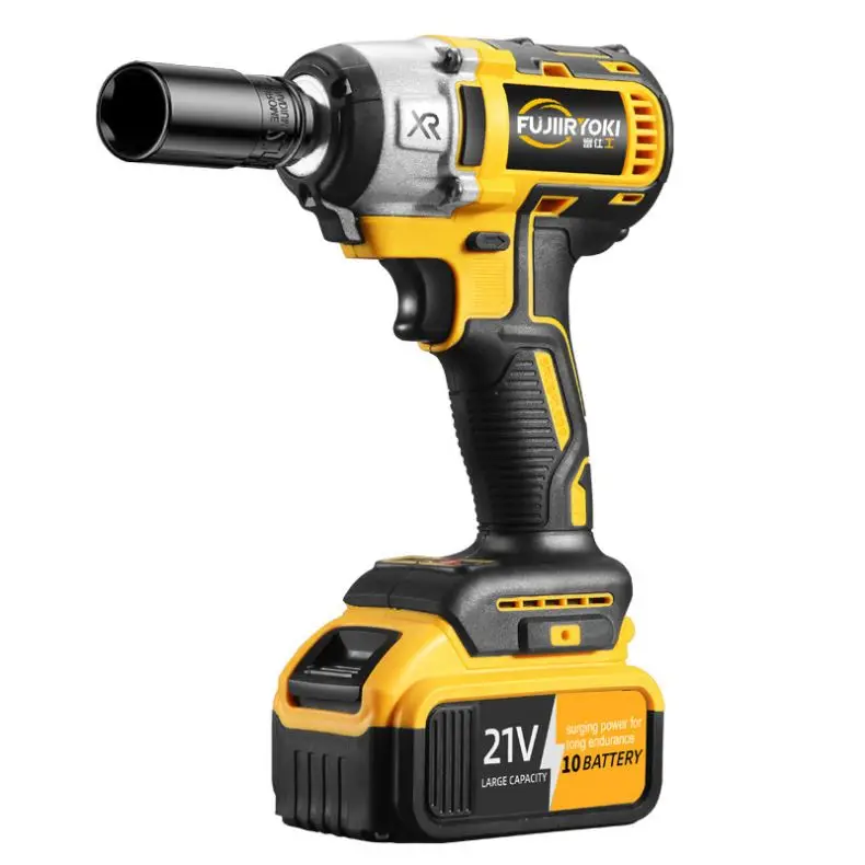 TEBAK Popular Brushless 550 N.m Electric Cordless Li-ion Battery Power Impact Wrench
