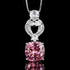 Bird's nest cut dried rose pendant with chain