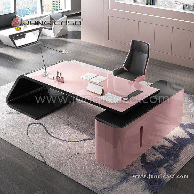 Latest Unique Design I Shape Executive Office Desk Modern Office Furniture Table Ceo Manager Tables