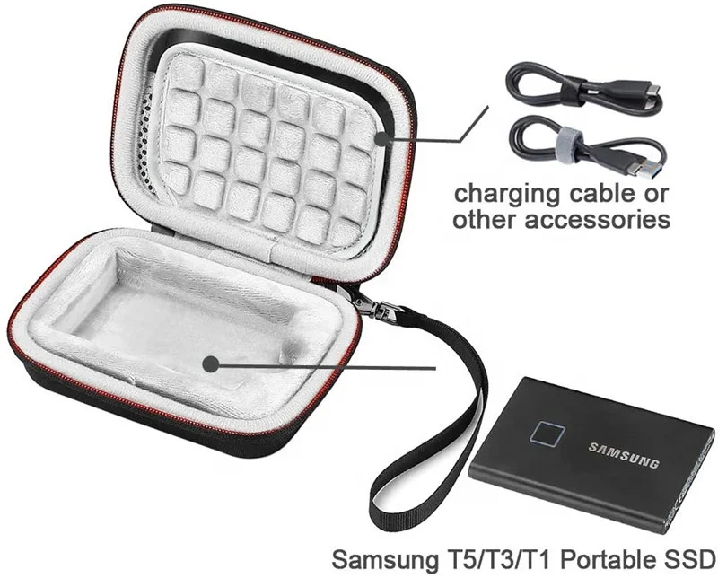 Samsung T7 Case Durable, Waterproof Shockproof Protection