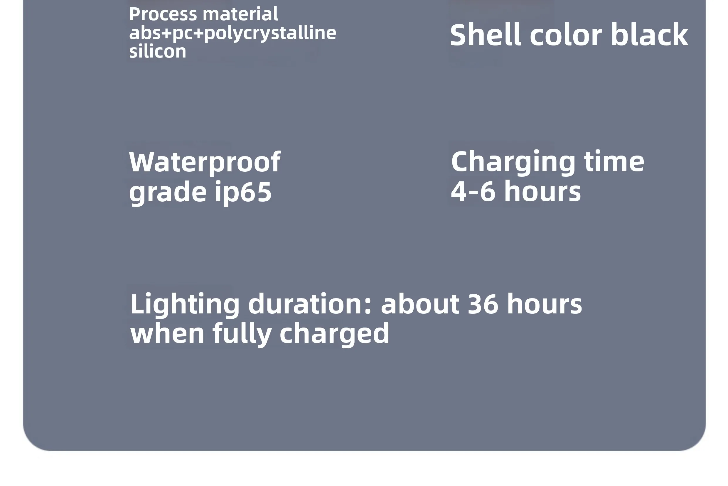 Specifications