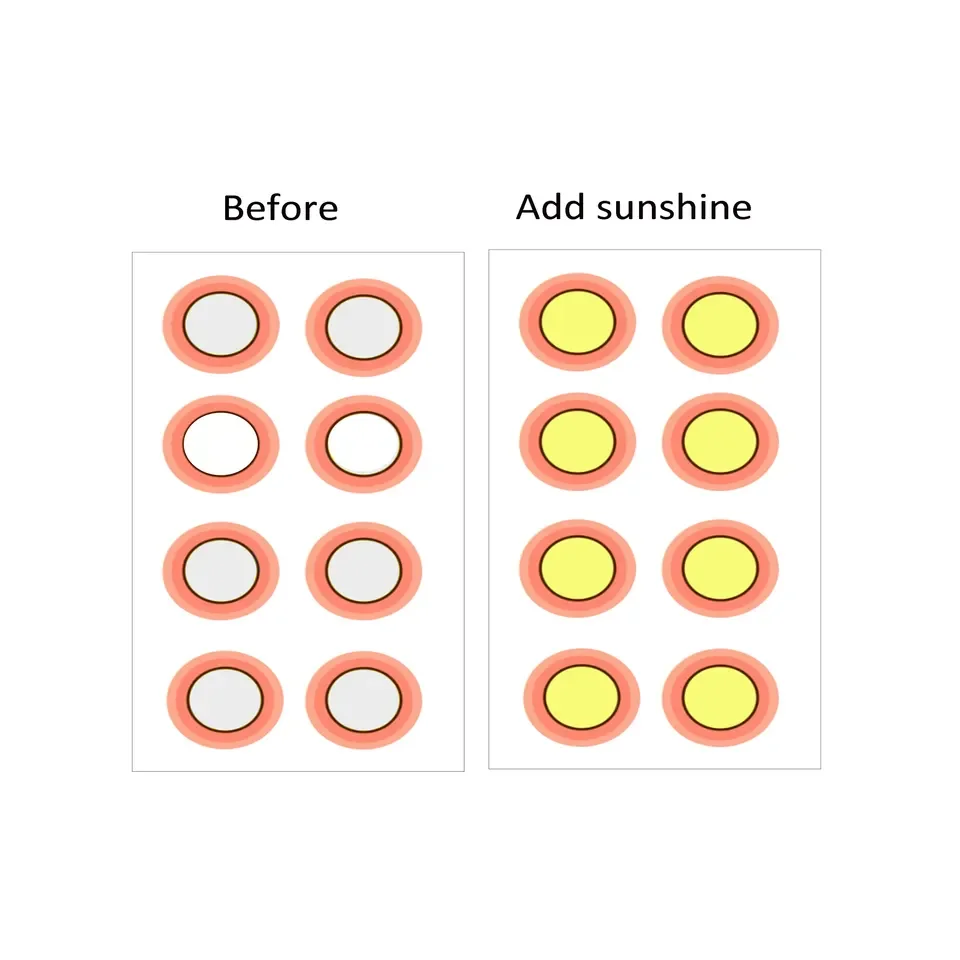 Sunscreen Color Changing Indicator Test Sticker Sun Uv Stickers Buy