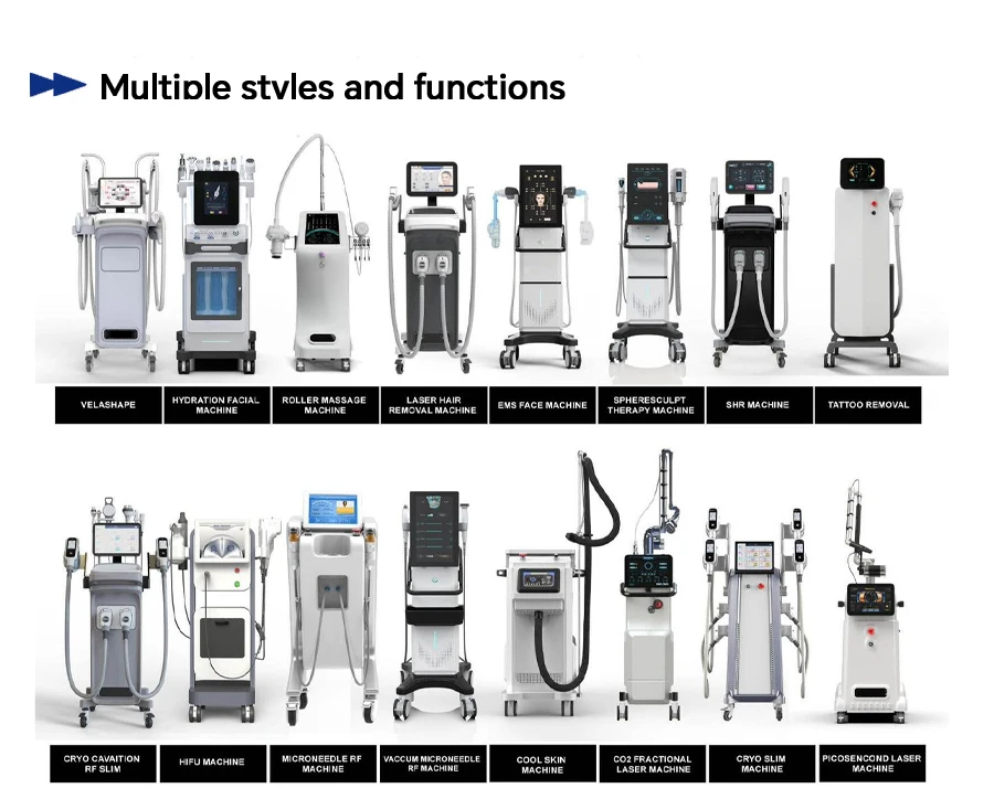 Skin Care 8 in 1 Ozone Plasma Acne Treatment Eyelid Face Lifting Skin Tightening Cold Plasma Machine