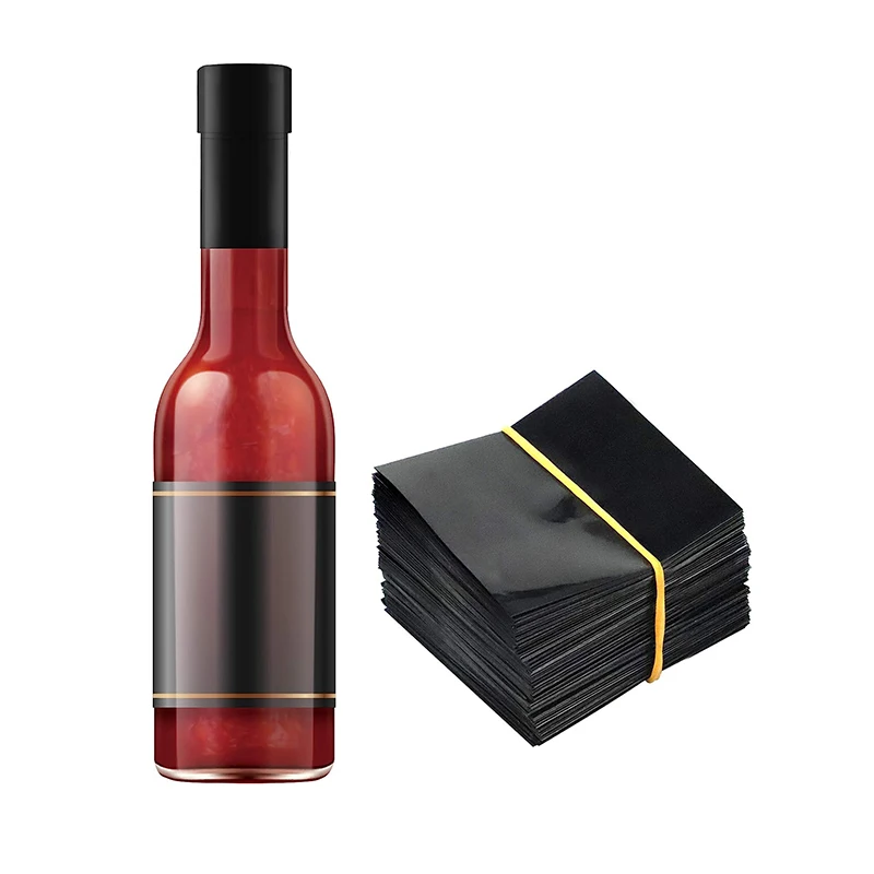 Black Shrink Bands 65x60 Mm Black Perforated Heat Shrink Wrap Sealer