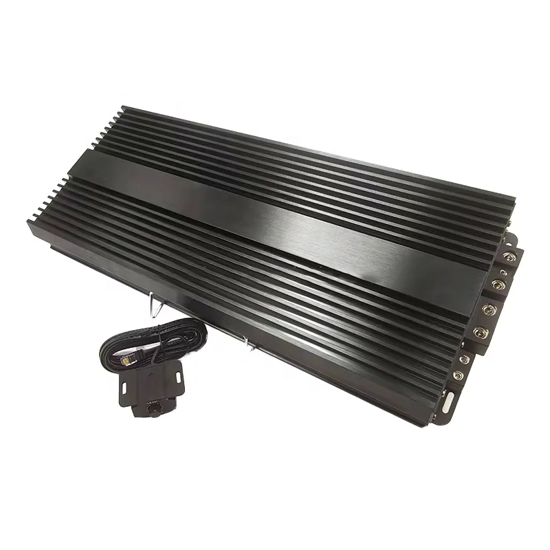 bộ khuếch đại âm thanh ô tô lớp D công suất 2000 W, công suất RMS 2000 W và 600 W, kênh đơn cho hệ thống âm thanh ô tô, bao gồm bộ lọc tần số