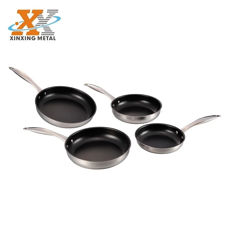 Factory Hot Sale Kitchen Cookware Die Cast Steel Handle Single Handle Pan Nonstick Fry Pan