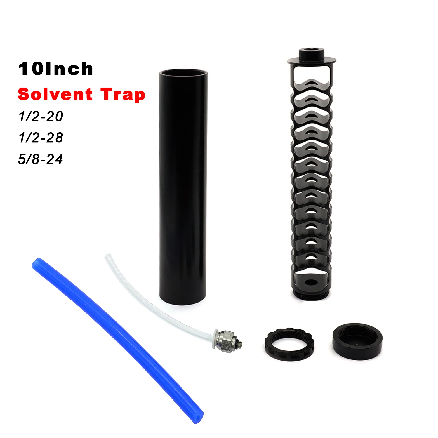 10inch Solvent Trap Fuel Filter 1/2-28 Kits Monocore Fuel Trap Solvent Filter Parts 5/8-24 1/2×28 Cups Single 5/8×24 NAPA 4003