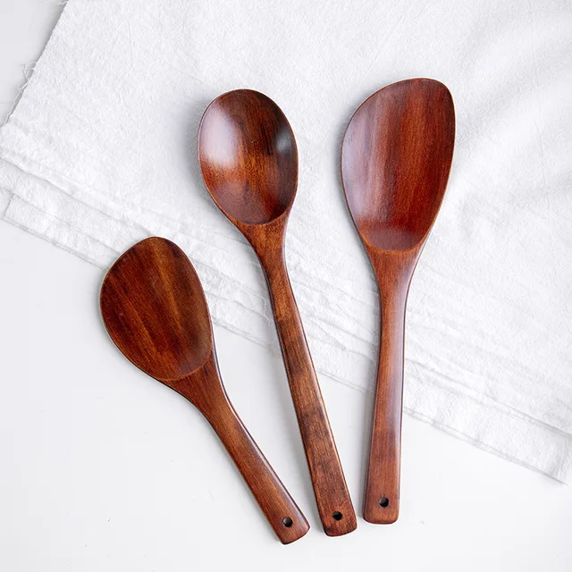 Wood Kitchen Utensils Wooden Cooking Spoons Cooking Spurtle Set of Kitchen Tool Cooking