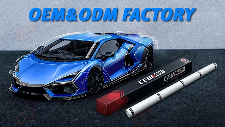 Sand Proof Color Changing Infrared Proof TPU Paint Protection Film with 10 Years Warranty and 1.52*15m Size