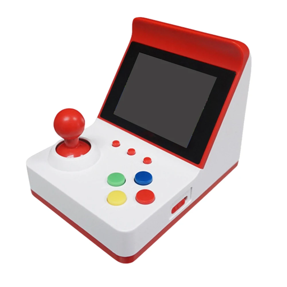 Игровая мини-консоль A6 в ретро стиле красно-белая аркадная игра F C портативная игровая