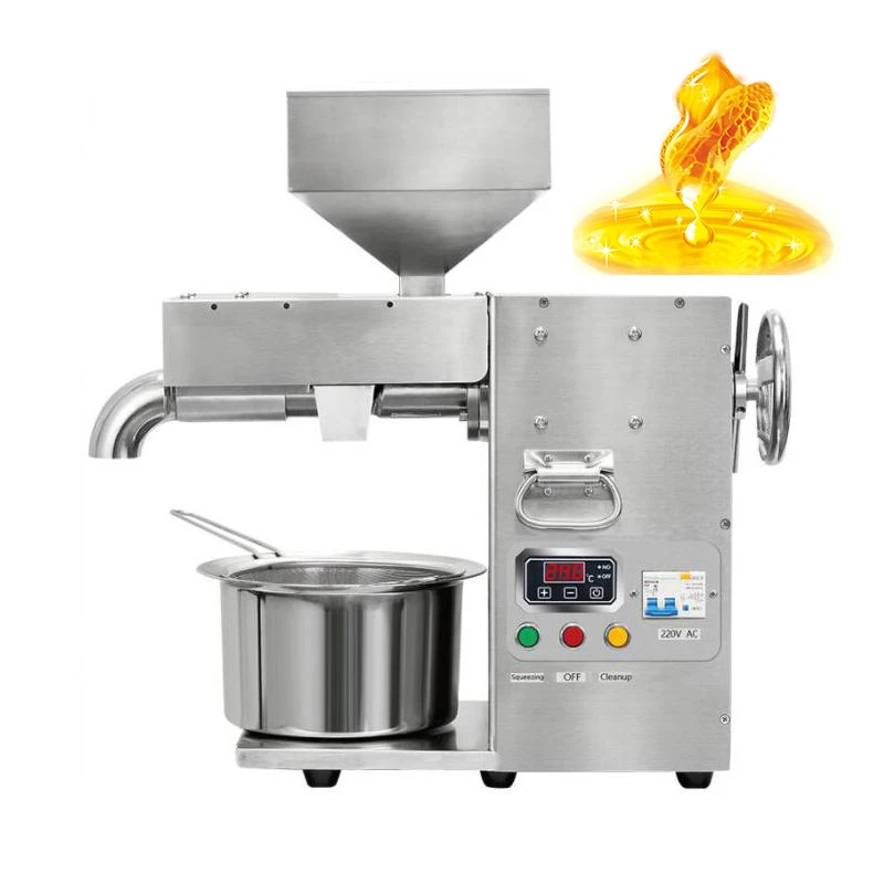 Многофункциональная автоматическая мини-машина для извлечения масла семян из нержавеющей стали холодного прессования пресс