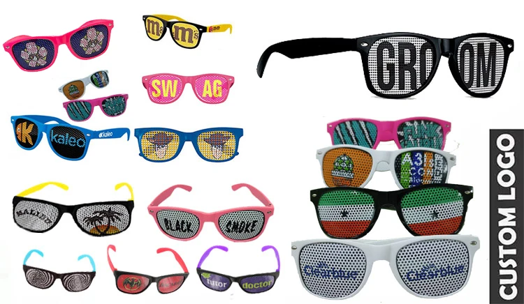 Custom eysglasses, pinhole lens with logo imprinted - China supplier  wholesale manufacturer