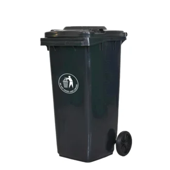 plastic 120l waste bin hot sale cheap kitchen bin bulk trash can and 120 liter outdoor street dustbin plastic container