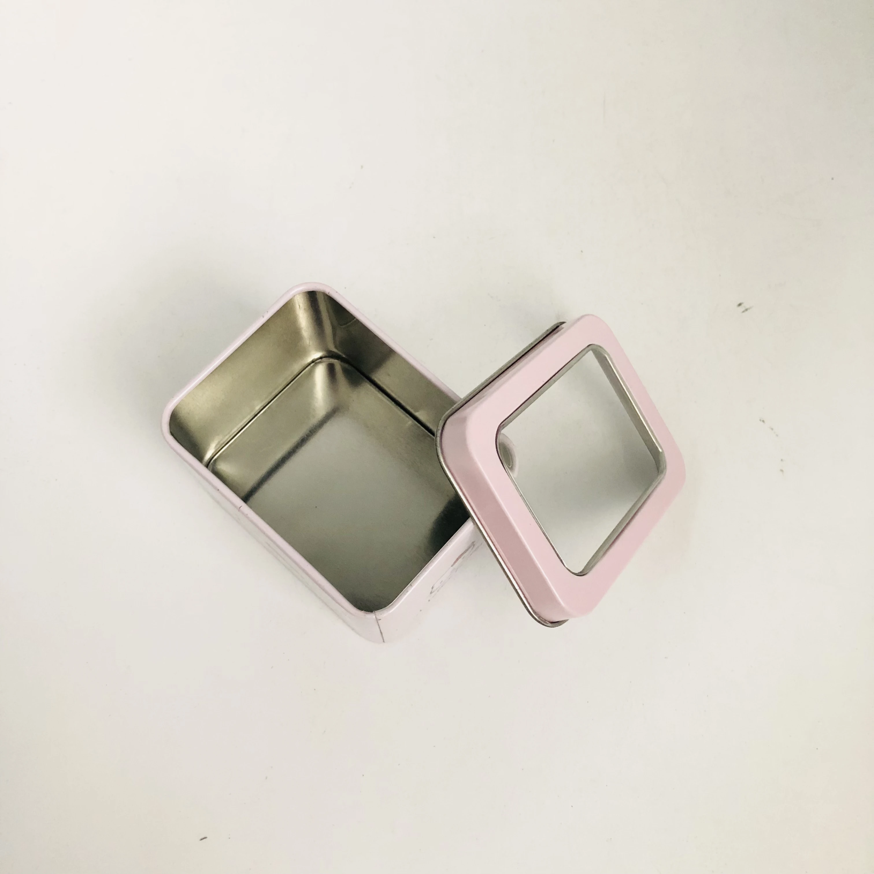 Factory Hot Selling Rectangular Hello Kitty Food Grade Custom Tin Box Packaging Storage Metal Can With Window